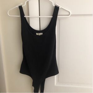 Madewell Tank Bodysuit Black